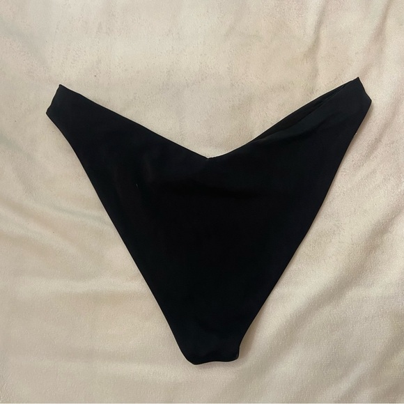 New! Beach Riot Vanessa Crystal Bottom in Black 3768 - Picture 5 of 8